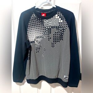 Nike Black and White Women's Sweater
